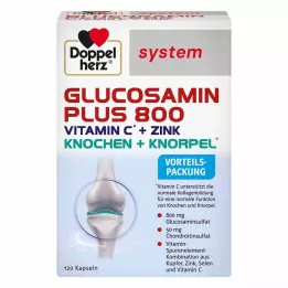 DOPPELHERZ Glucosamine Plus 800 -järjestelmän kapselit, 120 kpl