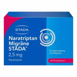NARATRIPTAN Migreeni STADA 2,5 mg kalvopäällysteiset tabletit, 2 kpl
