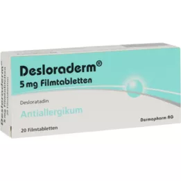 DESLORADERM 5 mg kalvopäällystetyt tabletit, 20 kpl