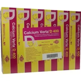 CALCIUM VERLA D 400 poreilevat tabletit, 120 kpl