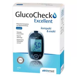 GLUCOCHECK Erinomainen verensokerimittarisarja mmol/l, 1 kpl