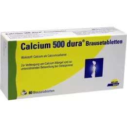 CALCIUM 500 dura-poretablettia, 40 kpl