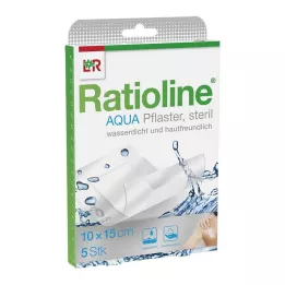 RATIOLINE vesisuihkulaastari Plus 10x15 cm steriili, 5 kpl