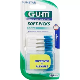 GUM Pehmeät poiminnot suuri, 40 kpl