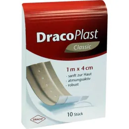 Dracoplast Classic Kipsi 1mx4cm, 1 kpl