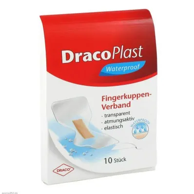 Dracoplast vedenpitävät sormenpäälaastarit, 10 kpl
