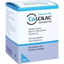 CALCILAC pureskeltavat tabletit, 100 kpl