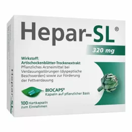HEPAR-SL 320 mg kovat kapselit, 100 kpl