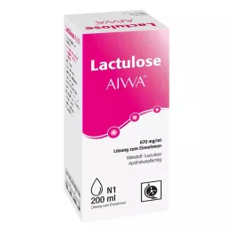 LACTULOSE AIWA 670 mg/ml liuosta, 200 ml