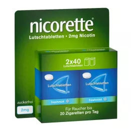 NICORETTE tuoreminttu 2 mg puristetut imeskelytabletit, 80 kpl