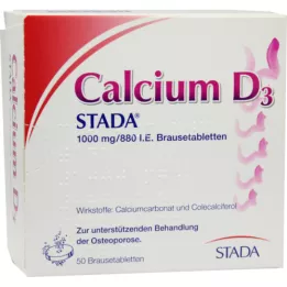 Kalsium D3 Stada1000mg / 880, 50 kpl