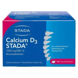 CALCIUM D3 STADA 1000 mg/880 I.E. poretabletit, 120 kpl
