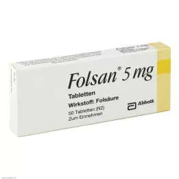 FOLSAN 5 mg tabletit, 50 kpl