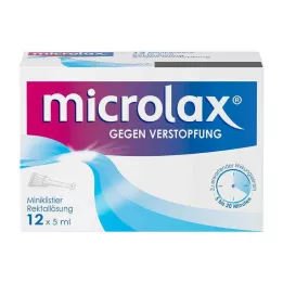 MICROLAX Rektaaliliuos peräruiskeet, 12X5 ml