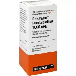 REKAWAN kalvopäällystetyt tabletit 1000 mg, 100 kpl