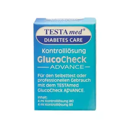 TESTAMED GlucoCheck Advance -kontrolliliuos, 4 ml