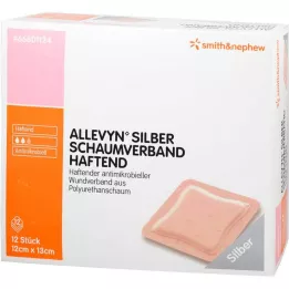 ALLEVYN Hopeavaahtoyhdiste 12x13 cm liima, 12 kpl