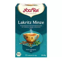 YOGI TEA Lakritsimintun luomusuodatinpussit, 17x1,8 g