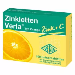 ZINKLETTEN Verla Oranssi-imeskelytabletit, 100 kpl