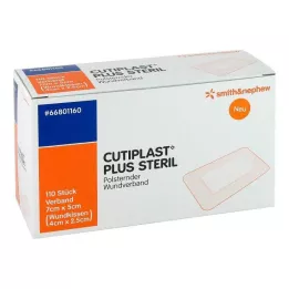 CUTIPLAST Plus steriili 5x7 cm sidos, 110 kpl