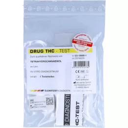 CLEARTEST Lääketesti THC Testiliuskat, 1 kpl