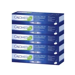 CALCIMED D3 600 mg/400 I.E. poretabletit, 100 kpl
