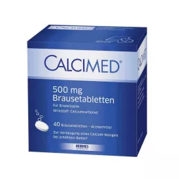 CALCIMED 500 mg poretabletit, 40 kpl