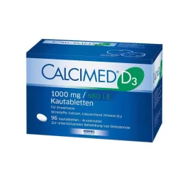 CALCIMED D3 1000 mg/880 I.E. purutabletit, 96 kpl