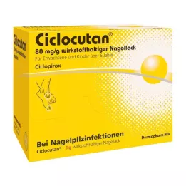 CICLOCUTAN 80 mg/g aktiivista kynsilakkaa, 3 g