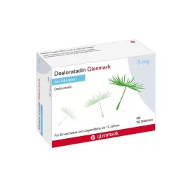 DESLORATADIN Glenmark 5 mg tabletit, 50 kpl