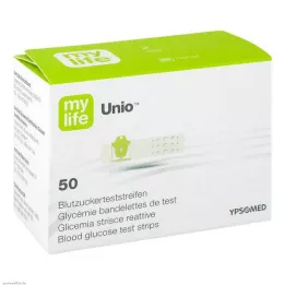 MYLIFE Unio verensokerin mittausliuskat, 50 kpl