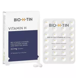BIO-H-TIN H-vitamiini 2,5 mg, 4 viikkoa tabletit, 28 kpl