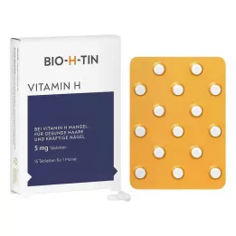 BIO-H-TIN H-vitamiini 5 mg 1 kk tabletit, 15 kpl
