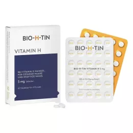 BIO-H-TIN H-vitamiini 5 mg 4 kuukauden tabletit, 60 kpl