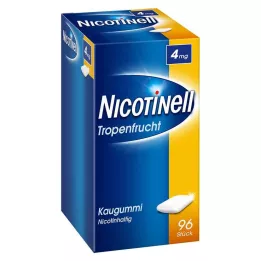 NICOTINELL Purukumi trooppinen hedelmä 4 mg, 96 kpl