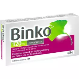 BINKO 120 mg kalvopäällystetyt tabletit, 30 kpl