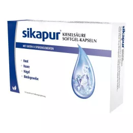 SIKAPUR Piidioksidipehmeägeelikapselit biotiinilla, 30 kpl