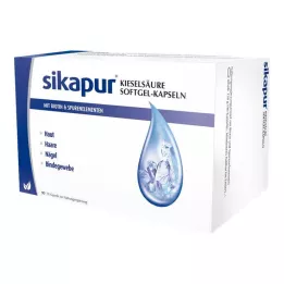 SIKAPUR Piidioksidipehmytgeelikapselit biotiinilla, 90 kpl