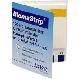 BLEMASTRIP pH 5,6-8,0 Testiliuskat, 120 kpl