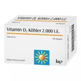 VITAMIN D3 KÖHLER 2 000 IU kapselia, 60 kpl
