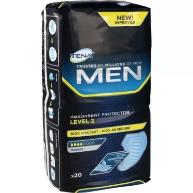 TENA MEN Tason 2 insertit, 20 kpl TENA MEN Tason 2 insertit, 20 kpl