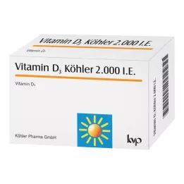 VITAMIN D3 KÖHLER 2 000 IU kapselia, 120 kpl