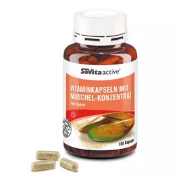 SOVITA ACTIVE Vitamiinikapselit simpukkatiivisteellä, 180 kpl