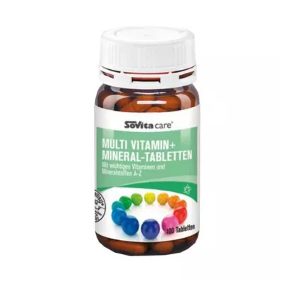 SOVITA CARE Monivitamiini+Mineraalitabletit, 100 kpl