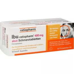 IBU-RATIOPHARM 400 mg akuutti kipu.filmtambl., 50 kpl