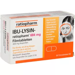 Ibu lysiini ratiopharm 684 mg, 50 kpl