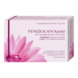 FENIZOLAN Combi 600 mg emättimen munasolu + 2 % voide, 1 P