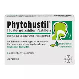 PHYTOHUSTIL Yskää hillitsevät pastillit, 20 kpl