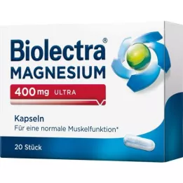 BIOLECTRA Magnesium 400 mg ultrakapselit, 20 kpl