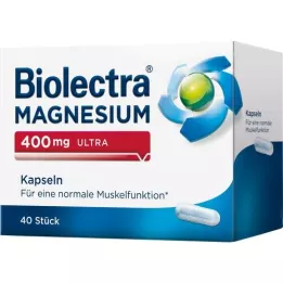 BIOLECTRA Magnesium 400 mg ultrakapselit, 40 kpl